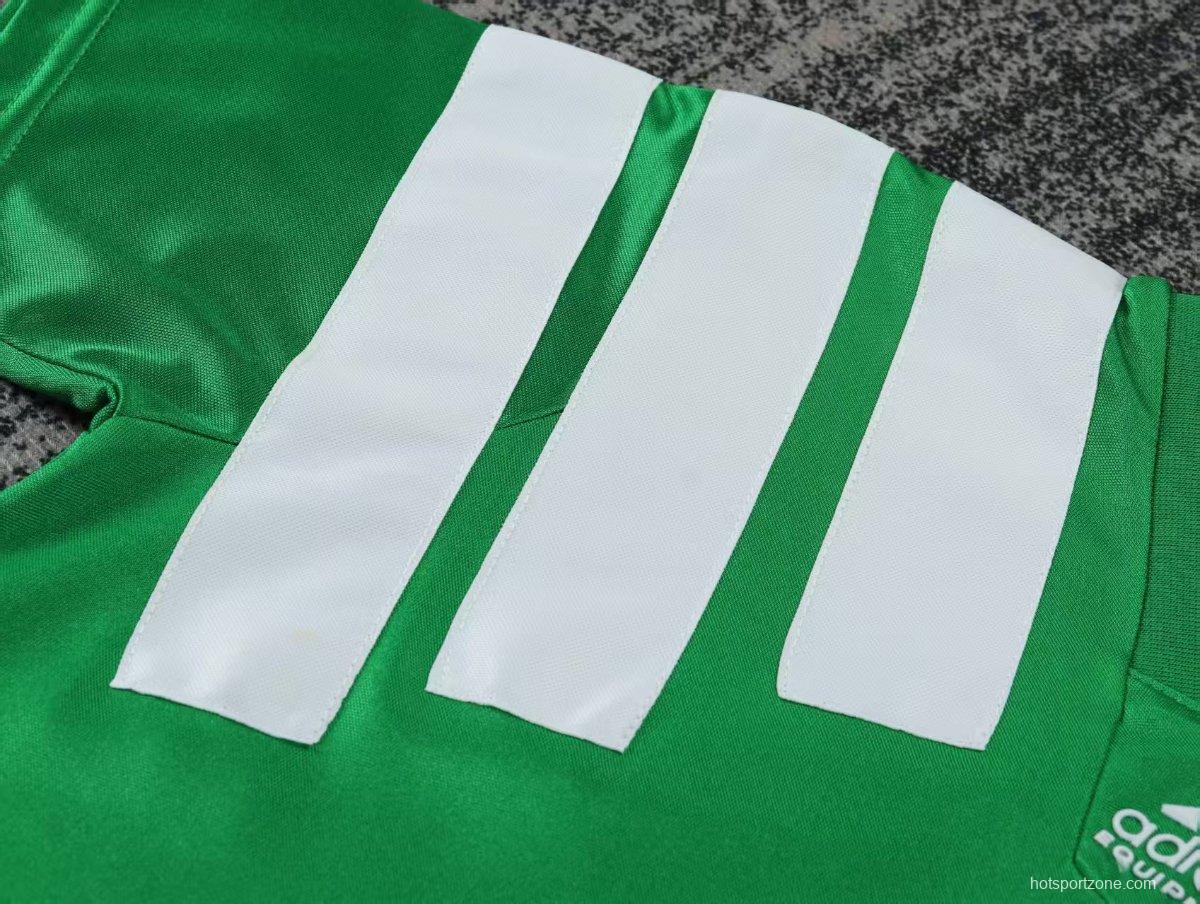 Retro 92/93 Kids Liverpool Away Green Jersey