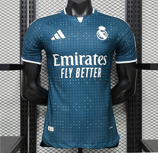 Player Version 26/27 Real Madrid Away Teal Blue  Jersey