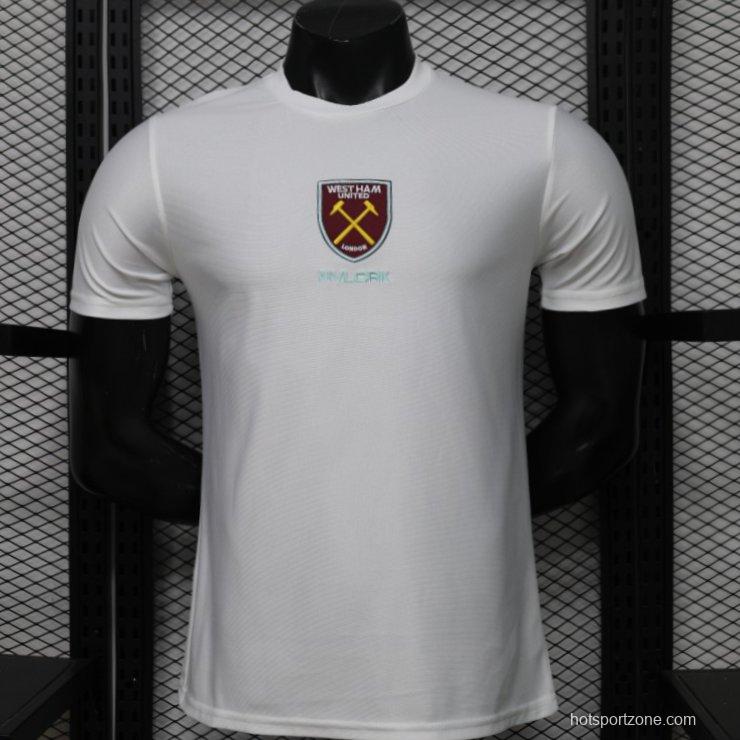 Player Version 26/27 West Ham United White Short Sleeve Training Jersey