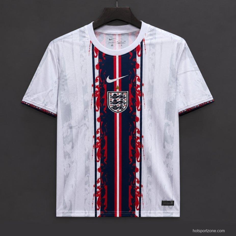 2026 England World Cup Special Edition White Jersey.