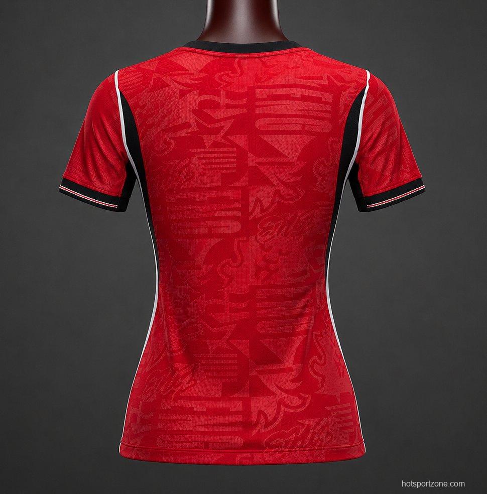 2026 Women England Away Red Jersey