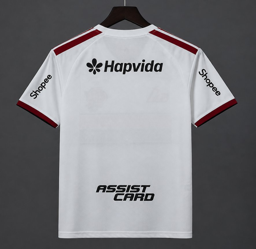 26/27 Flamengo Away Jersey With Full Sponsor
