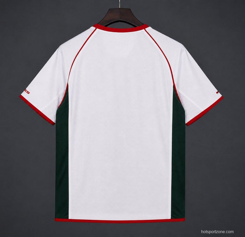 Retro 2002 Mexico World Cup Away White Jersey
