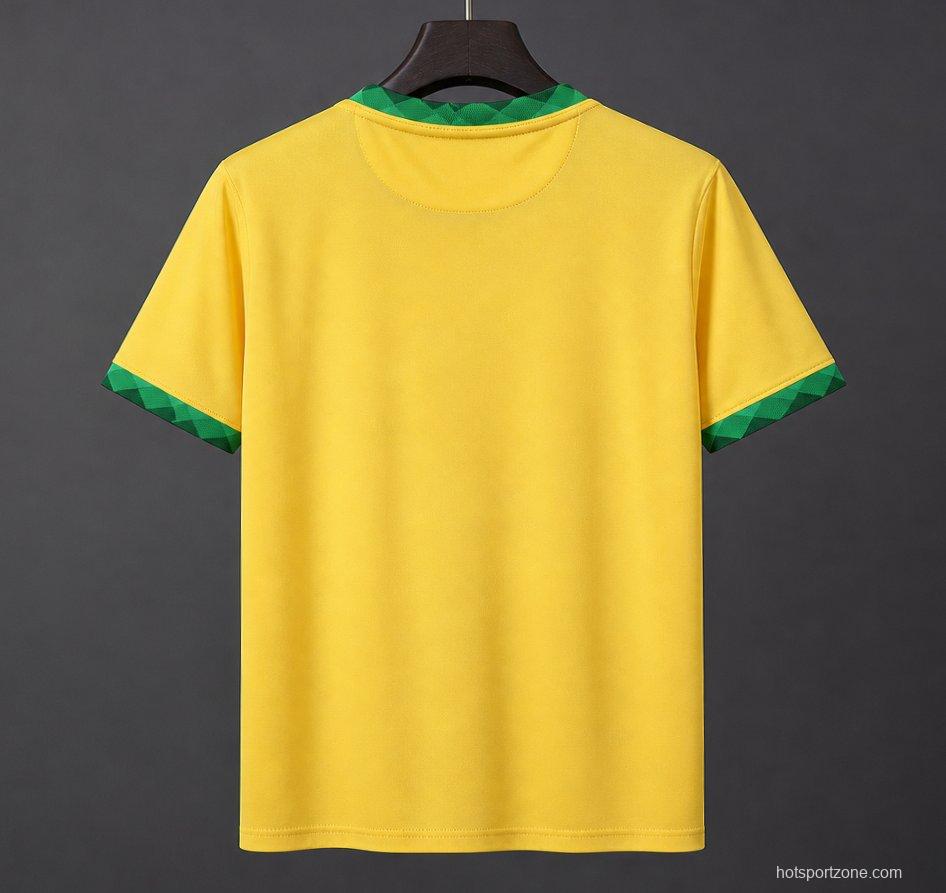 Retro 2021 Brazil Home Jersey