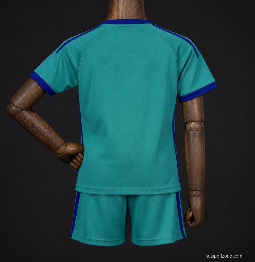 2026 Kids Argentina Away Green Jersey