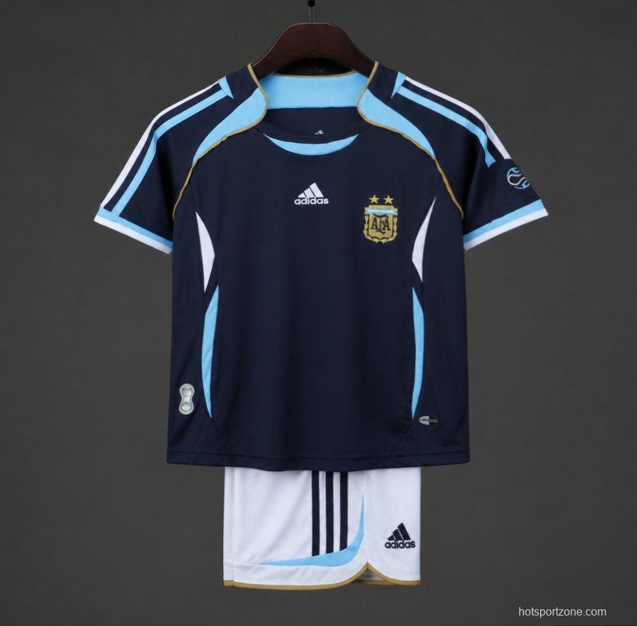 Retro 2006 Argentina Away Jersey