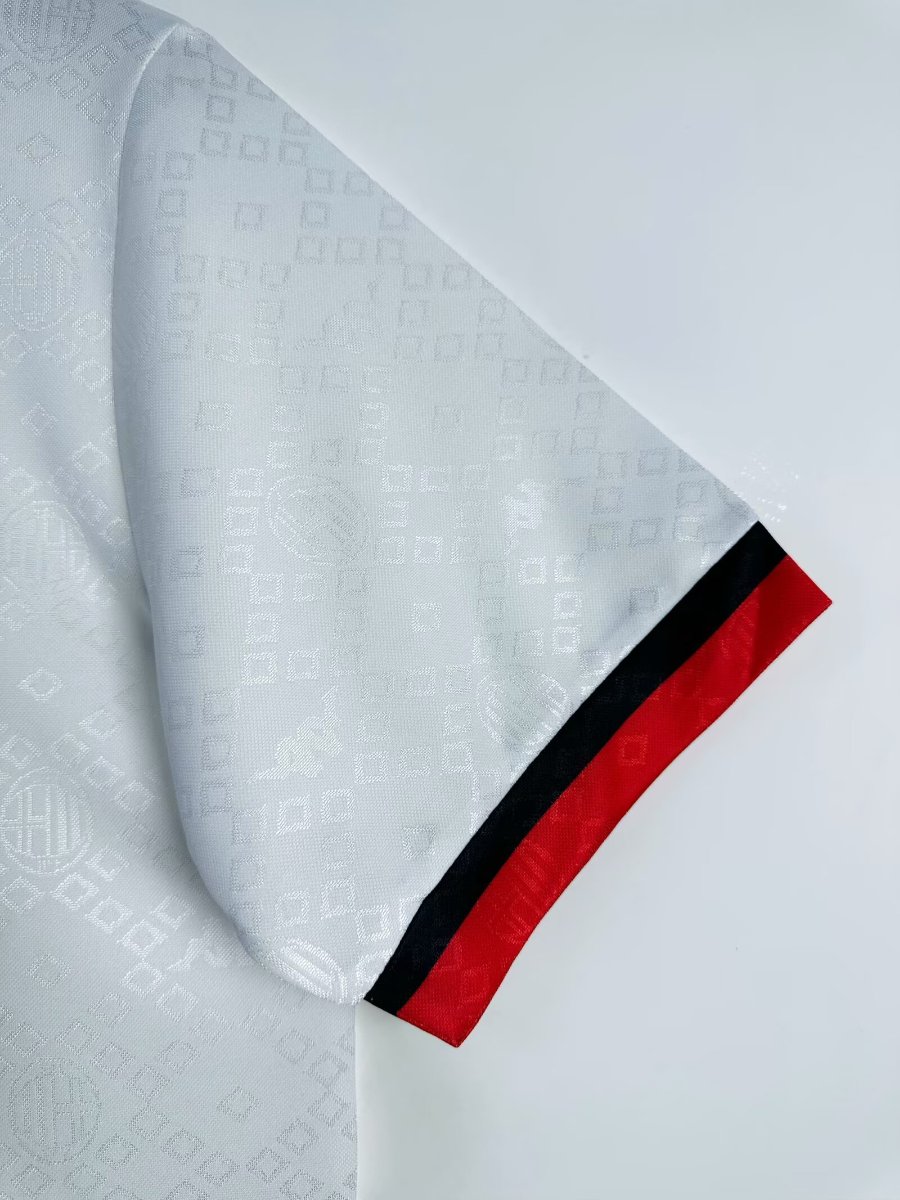 Retro 88/89 AC Miilan Away White Jersey