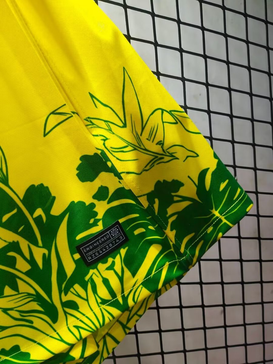 2026 Brazil Yellow Green Special Edition Floral Jersey