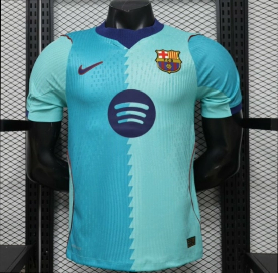 Player Version 26/27 FC Barcelona Teal & Aqua BlueThird Jersey