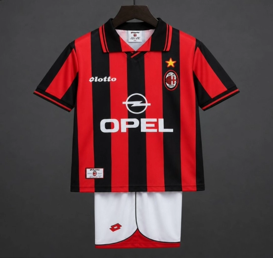 Retro 97/98 AC Milan Home Jersey
