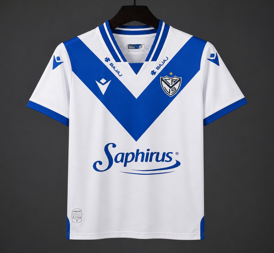 Player Version 26/27 Vélez Sársfield White & Blue V-Panel Home Jersey