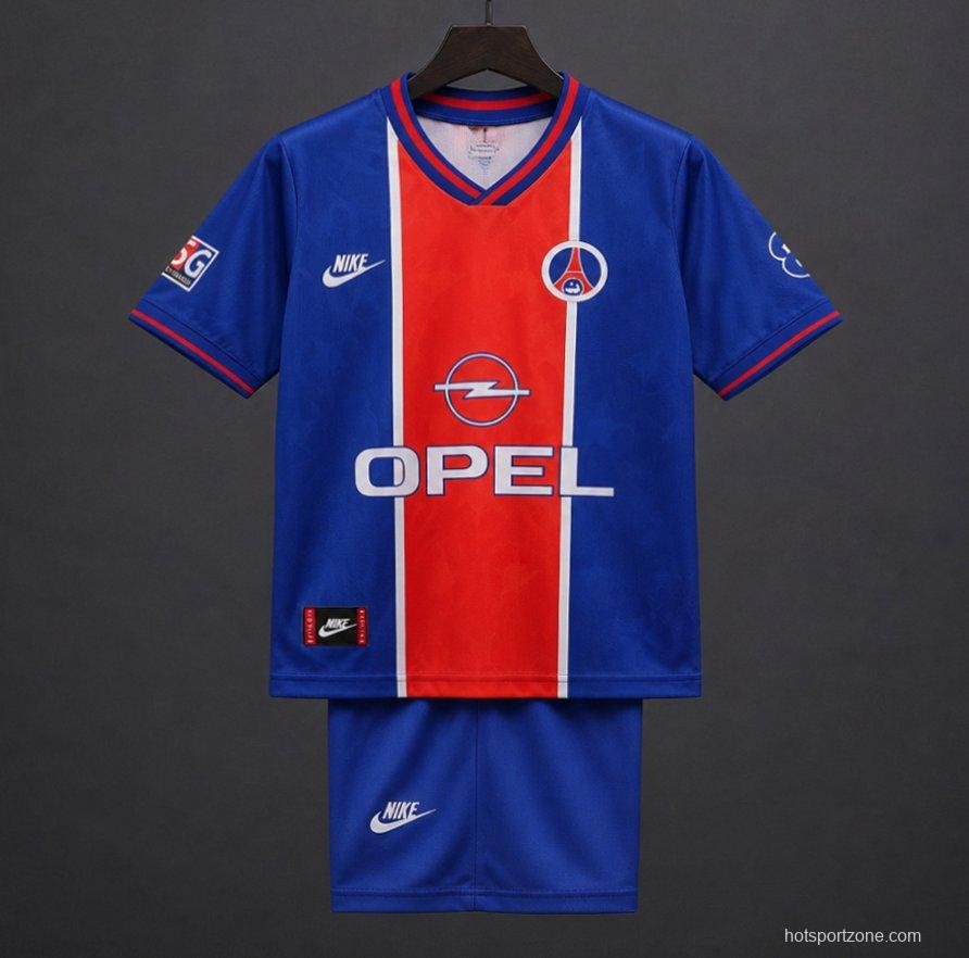 Retro 95/96 Kids PSG/Paris Saint-Germain Home Jersey