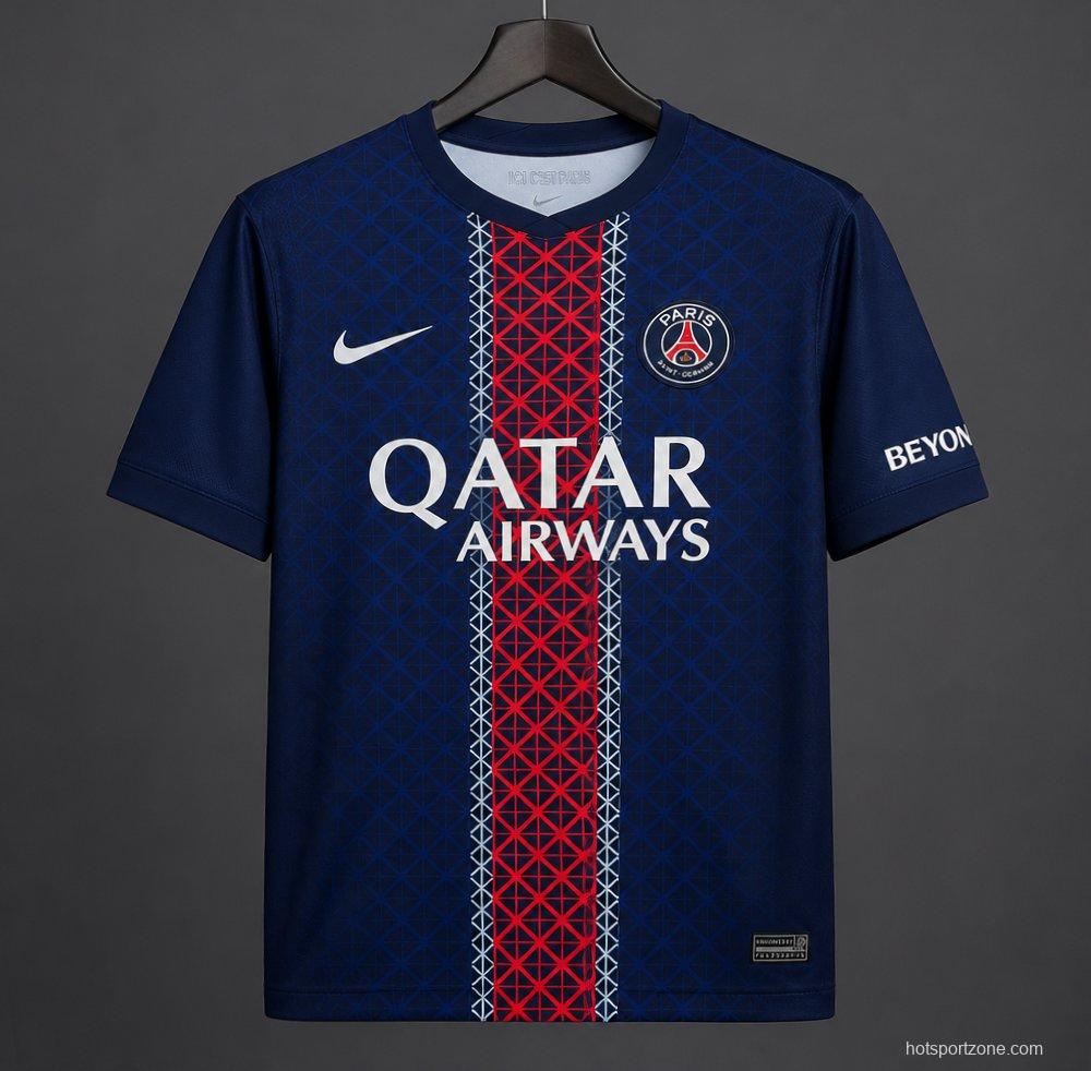 25/26 PSG Home Jersey With O.Dembélé 10 Labubu Printing