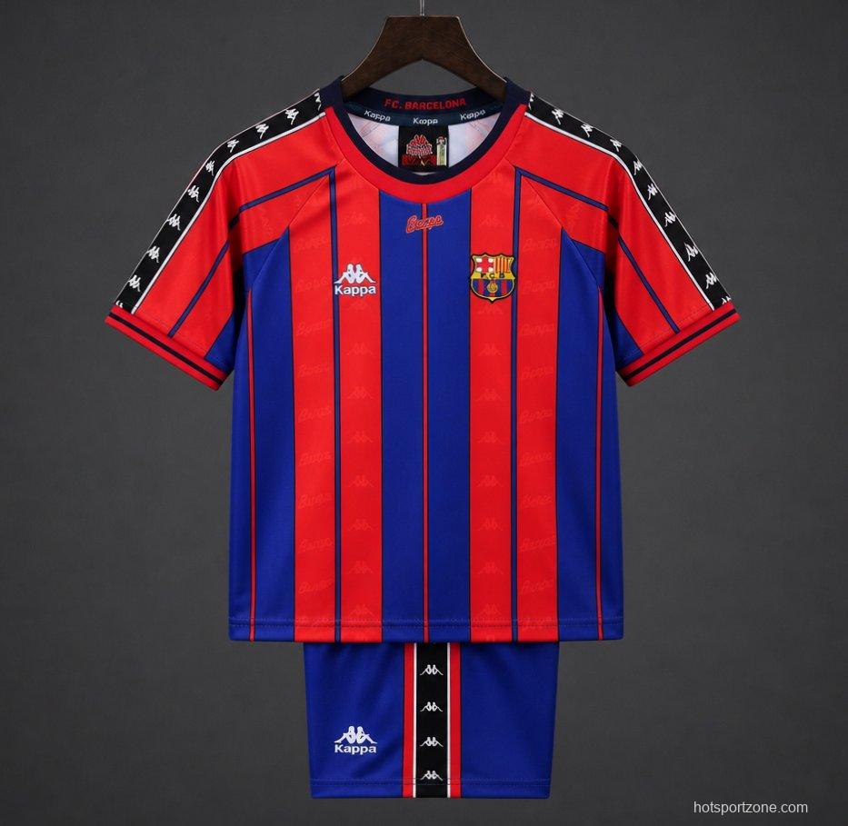Retro Kids 97/98 Barcelona Home Jersey