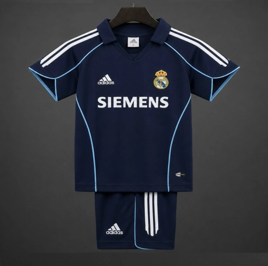 Retro Kids 05/06 Real Madrid Away Jersey