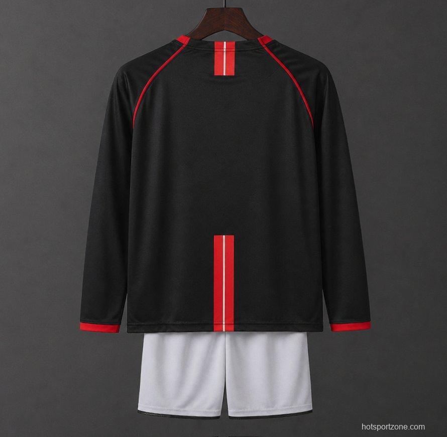 Retro Kids 07/08 Manchester United Away Long Sleeve Jersey