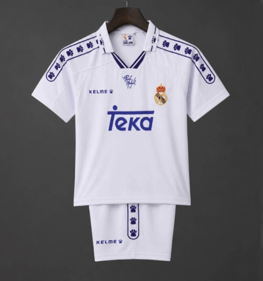 Retro Kids 94/96 Real Madrid Home Jersey