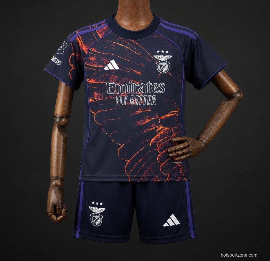 2025/26 Kids Benfica Fourth Kit