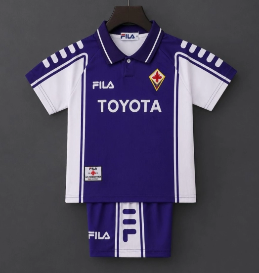 Retro Kids 99/00 Fiorentina Home Jersey
