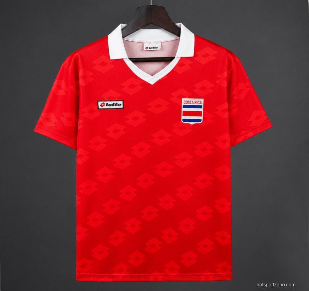 Retro 1990 Costa Rica Home Jersey