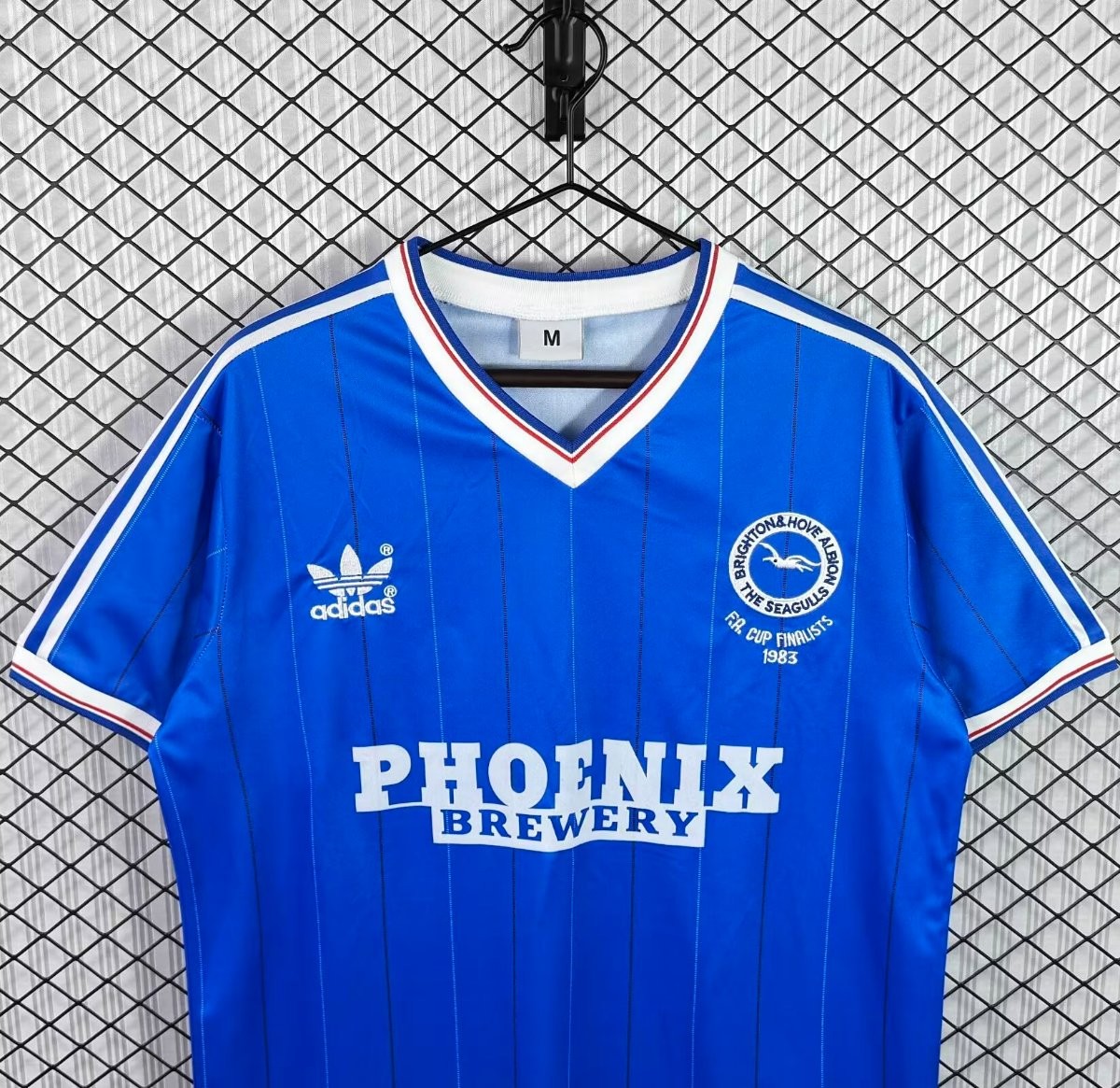 Retro 83/84 Brighton Hove Albion Home Jersey
