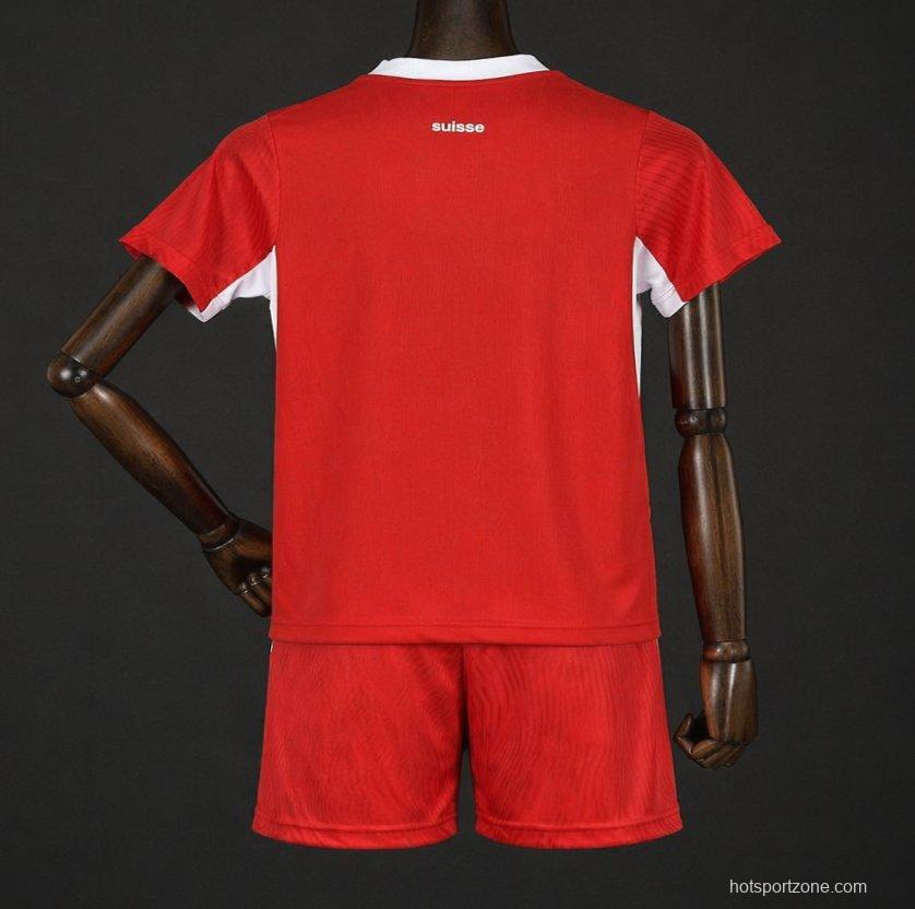 2026 Kids Switzerland World Cup Home Kit