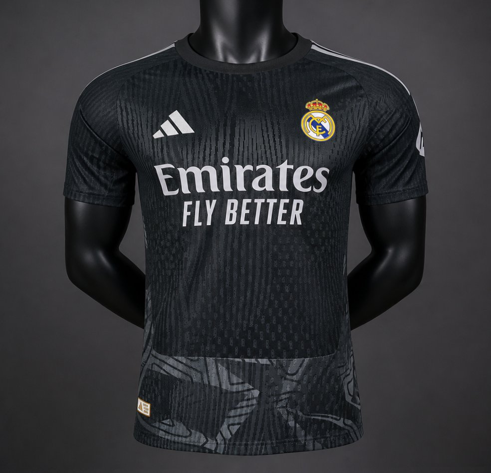 Player Version 26/27 Real Madrid Black Goalkeeper Jersey