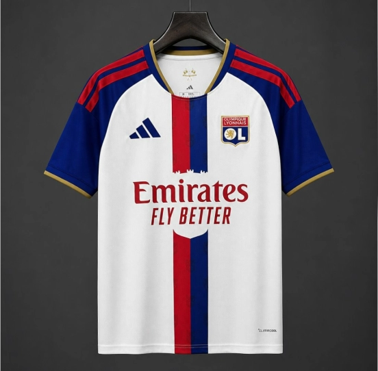 26/27 Olympique Lyonnais Home White Jersey