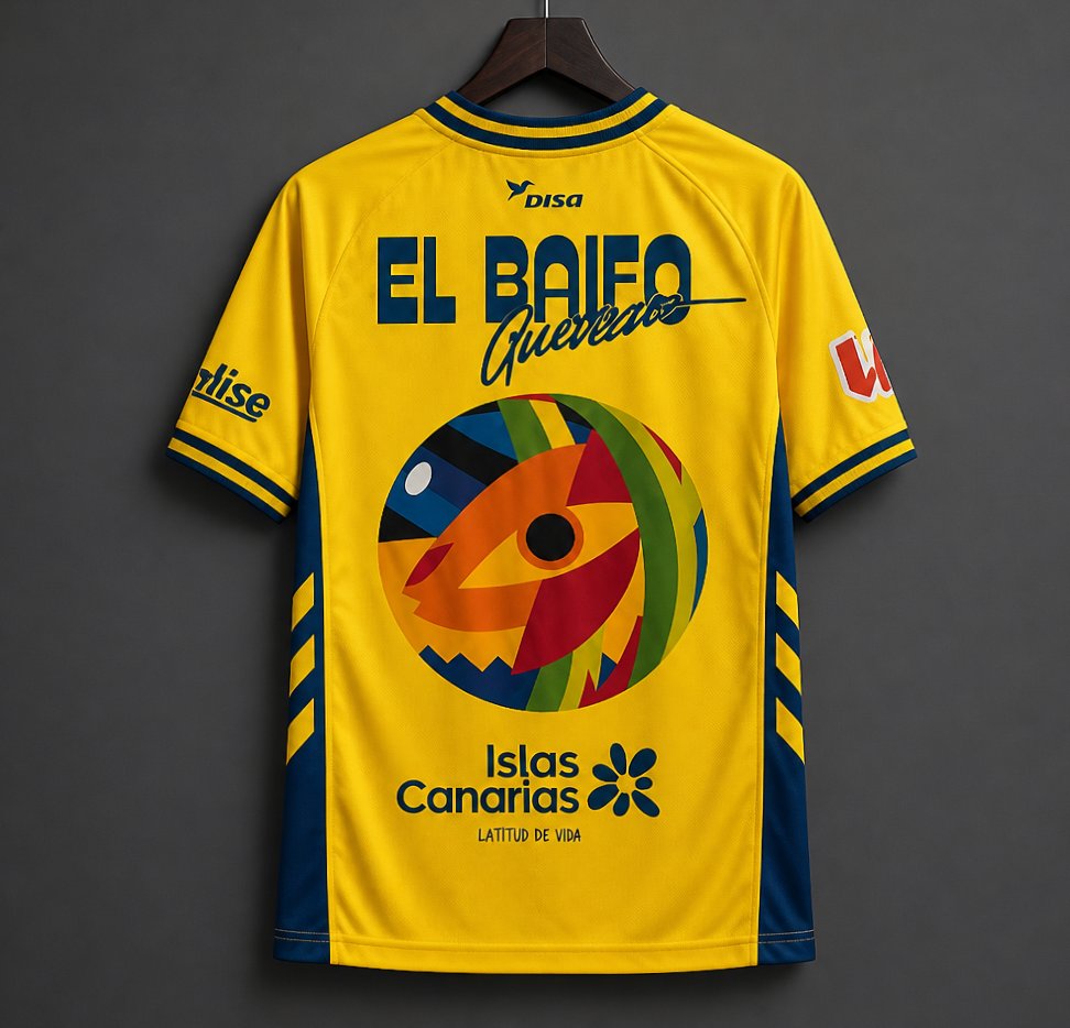 25/26 UD Las Palmas Home Jersey – Quevedo "El Baifo" Special Edition