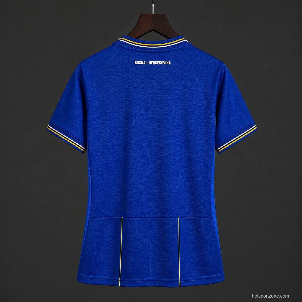 2026 Women Bosnia and Herzegovina Home  Jersey