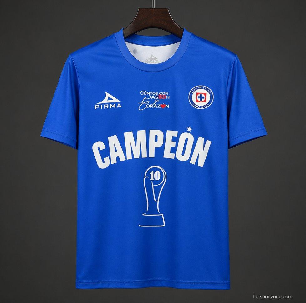 26/27 Cruz Azul Champions Blue Jersey