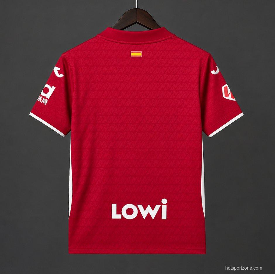 2627 Getafe CF Away Red Jersey