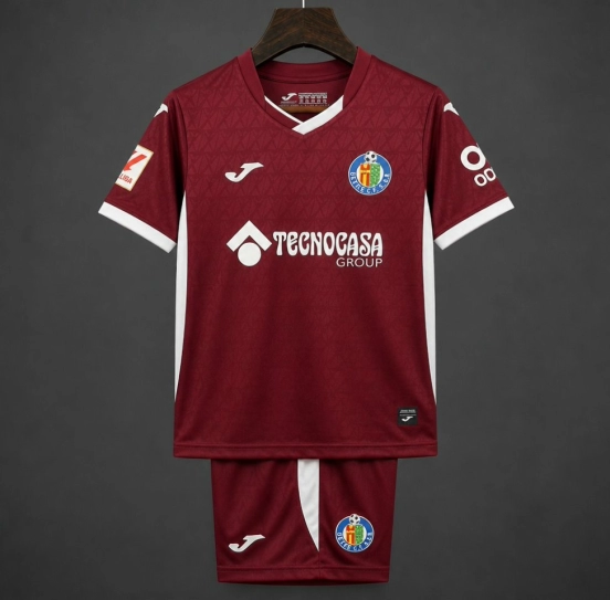 2026 Kids Getafe CF Away Wine Jersey