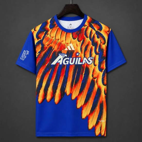 26/27 Club America Royal Blue/Orange Pre-Match Jersey