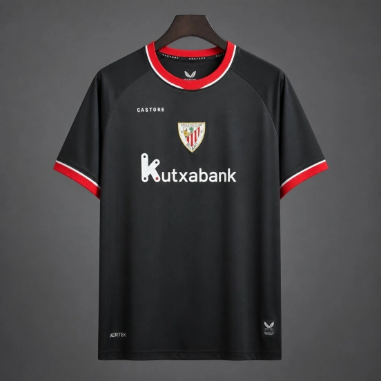 26/27 Athletic Club Bilbao Black Away Jersey