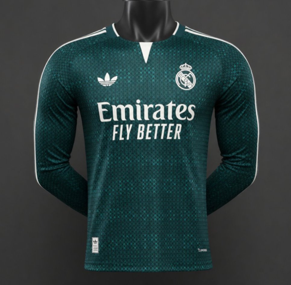 Player Version 26/27 Real Madrid  Long Sleeve Away Jersey