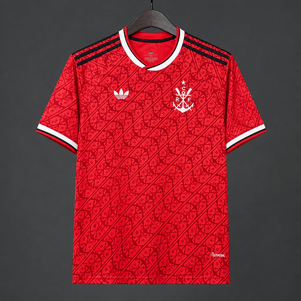 26/27 Clube de Regatas do Flamengo Third Red with Dark  Jersey