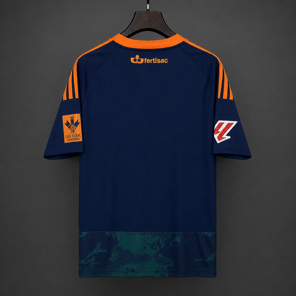 26/27 Granada Away  Dark Green Camouflage with Orange Trim Jersey