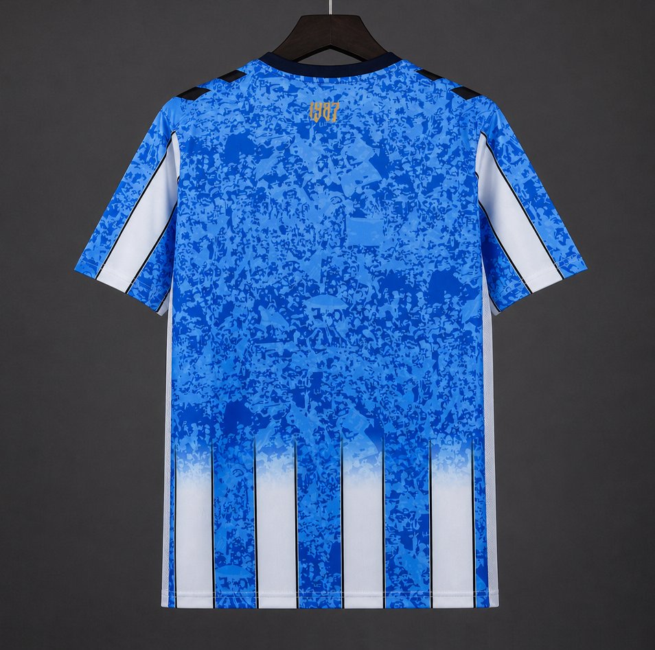 26/27 Coventry City Sky Blue & White Vertical Stripes Home Jersey