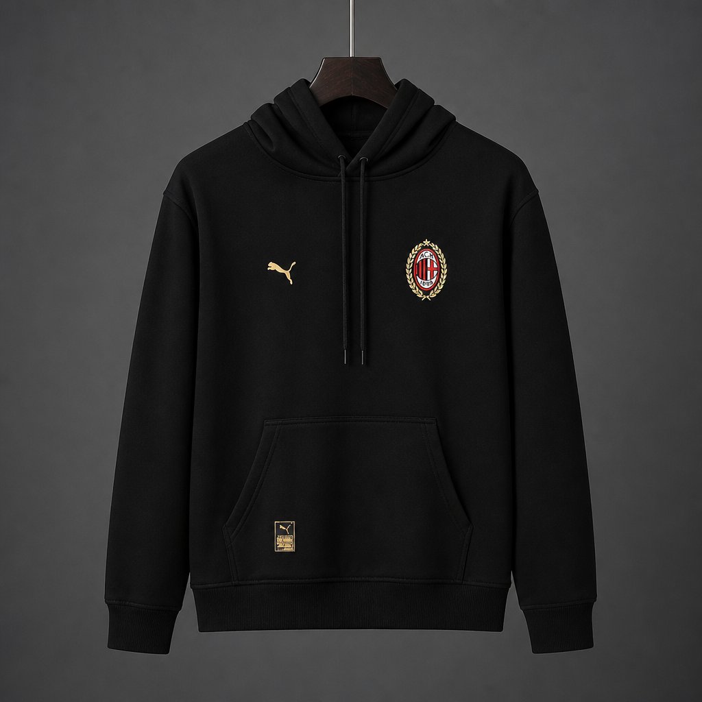 26/27 AC Milan Away Black Hoodie 9 Colors