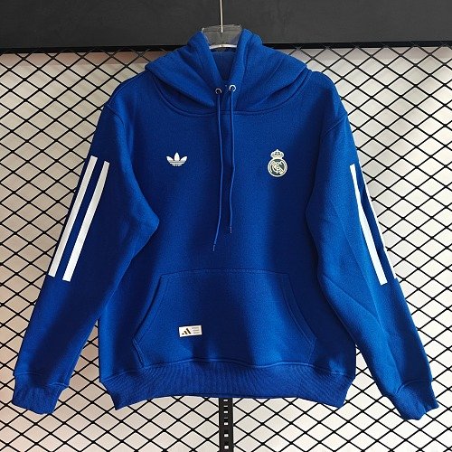 26/27 Real Madrid CF Away Teal Hoodie 9 Colors