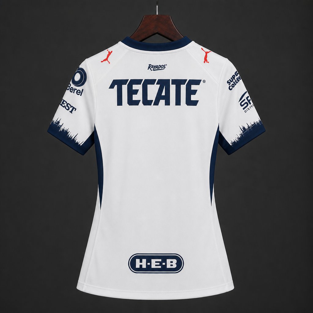 26/27 Women Rayados Monterrey Away White Jersey
