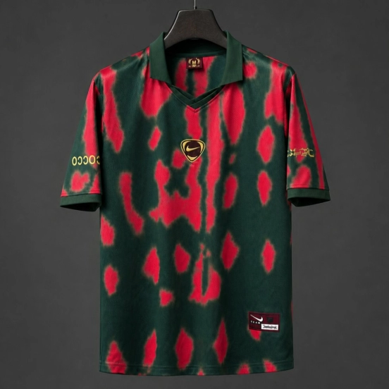 2026 Morocco x Travis Scott Cactus Jack Total 90 Red Green Jersey
