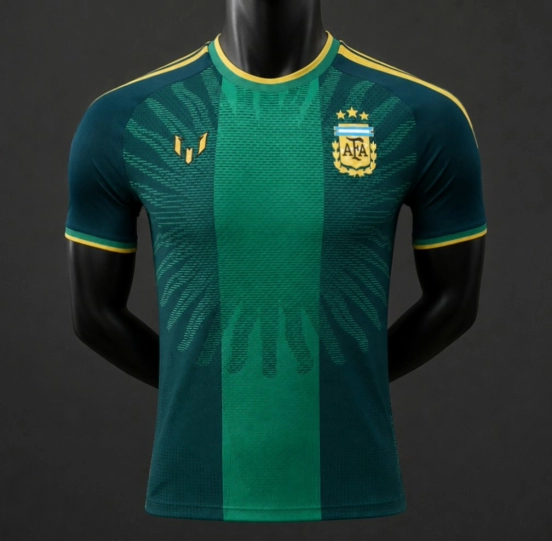 Player Version 2026 Argentina Messi Farewell Commemorative Goalkeeper Dark Green Jersey