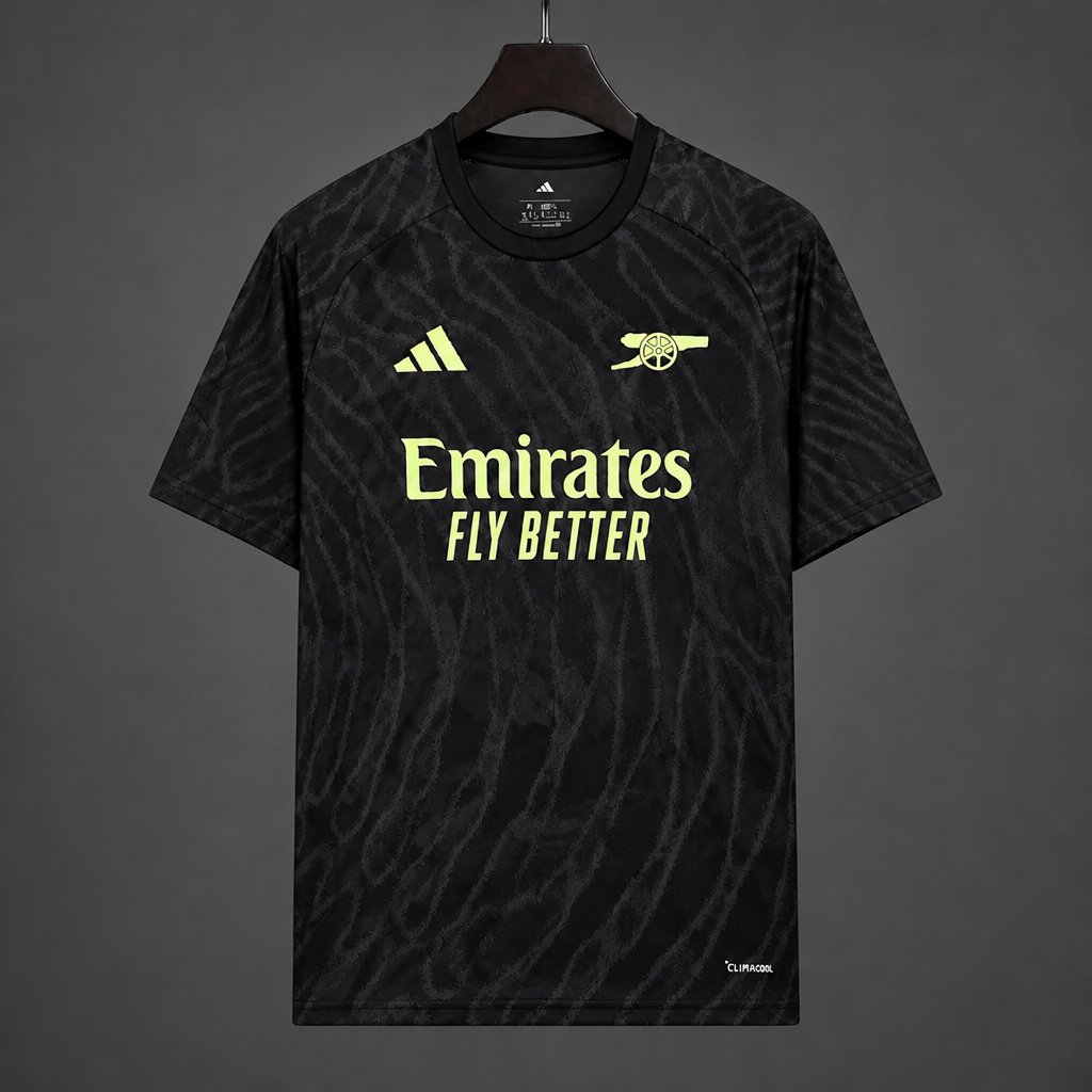 26/27 Arsenal Home Pre-Match 2 Black Jersey
