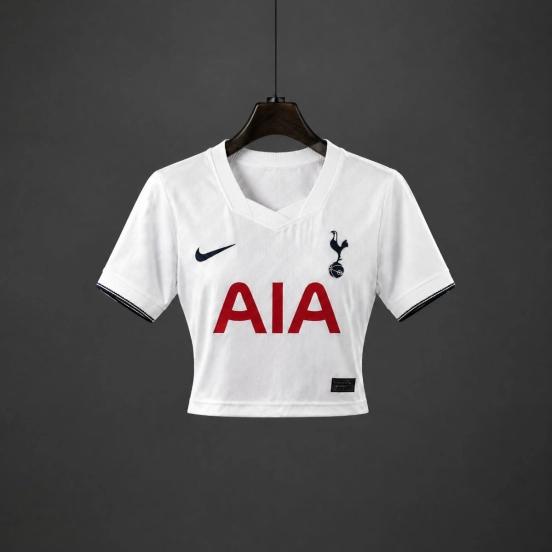 26/27 Tottenham Hotspur Home White Women Crop Jersey