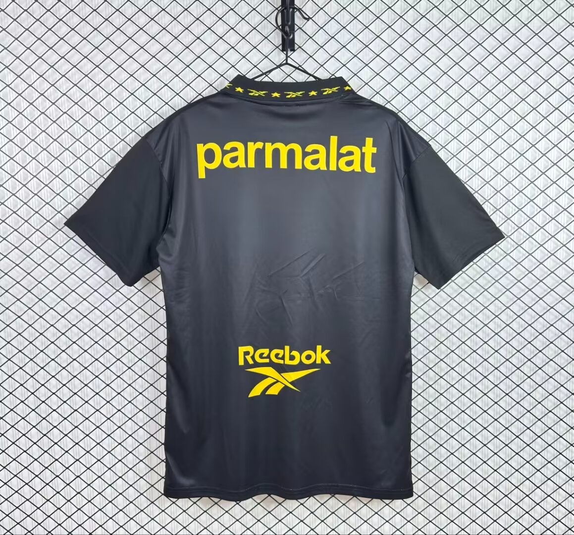 Retro 97/98 Atletico Penarol Away Black Yellow Jersey