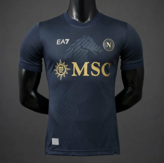 Player Version 26/27 Napoli Champions League Third Black Jersey