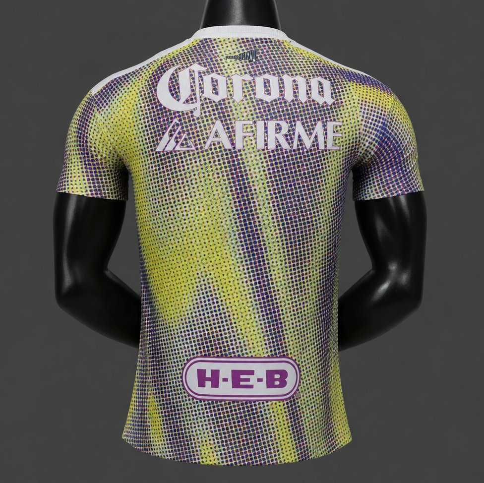 Player Version 26/27 Tigres UANL Away Yellow Purple Jersey
