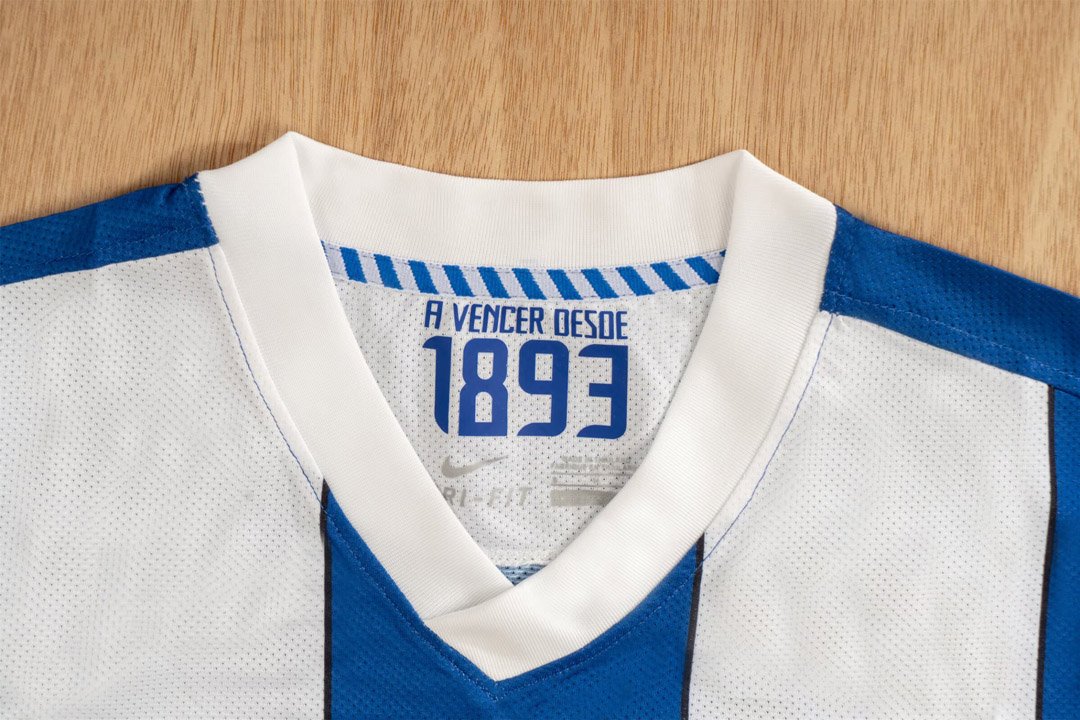 Retro 11/12 Porto Home Blue White Jersey